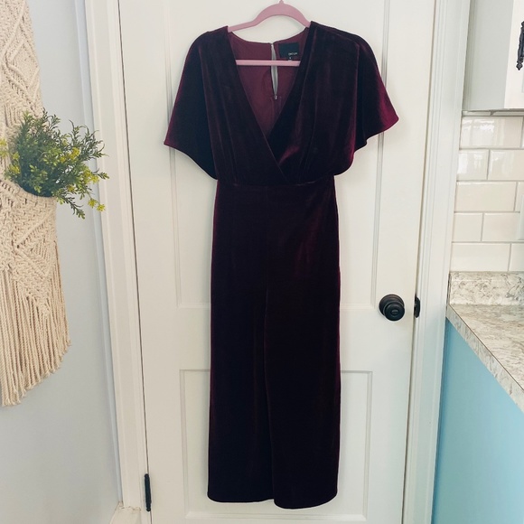Anthropologie Pants - Anthropologie-Greylin-Velvet Jumpsuit (Luna)
